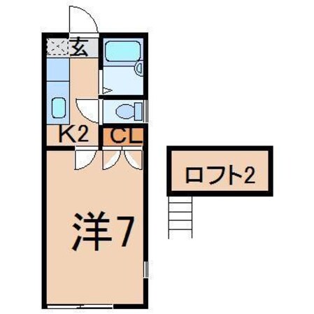 ＰＷ-ＨＡＲＡＧＩＷＡの物件間取画像